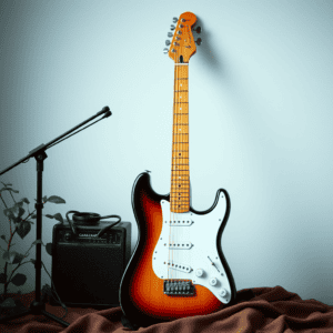 Guitarra y caja de sonido
